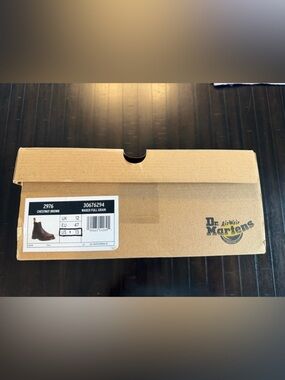 Dr. Martens Chestnut Brown Full Waxed Grain Slip-On Boots US Size 13 NIB